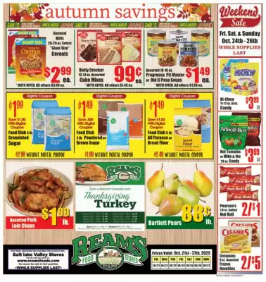 Reams weekly ad (valid until 27-10)