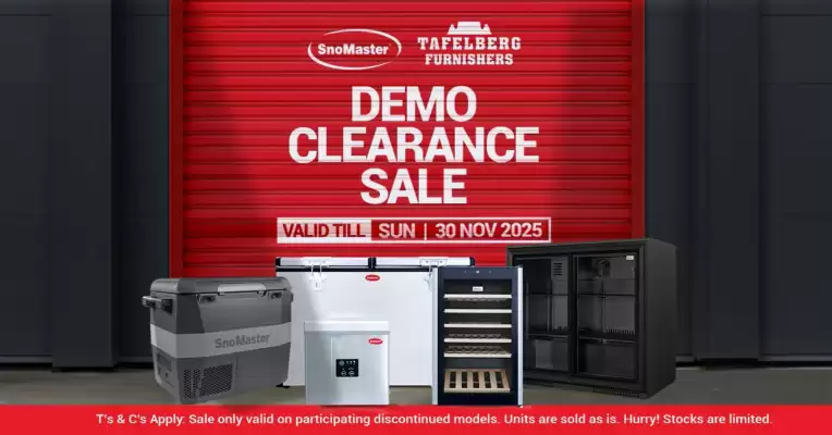 Tafelberg Furnishers catalogue (valid until 30-11)