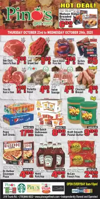 Pino's flyer (valid until 29-10)