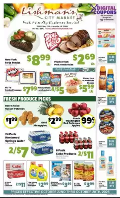 Lishman's City Market weekly ad (valid until 28-10)