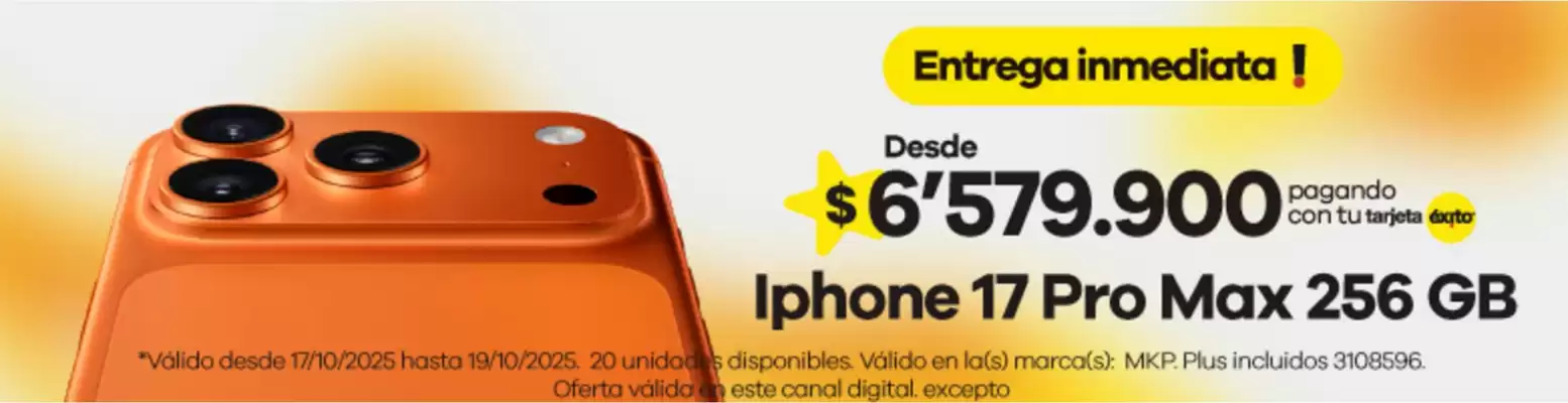 Catálogo Éxito (válido hasta 31-10)