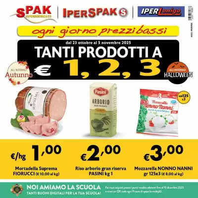 Volantino Spak Supermercati (valido fino al 5-11)