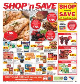 Shop 'n Save weekly ad Page 1