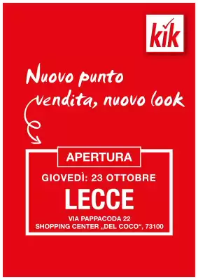 Volantino KiK (valido fino al 24-10)