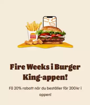 Burger King reklamblad (giltig till och med 5-11)