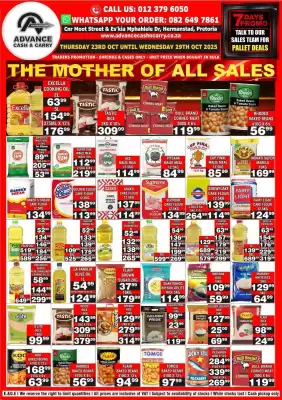 Advance Cash n Carry catalogue (valid until 29-10)