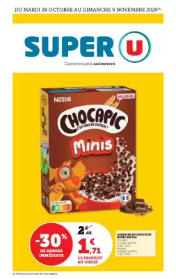 Catalogue Super U (valable jusqu'au 9-11)