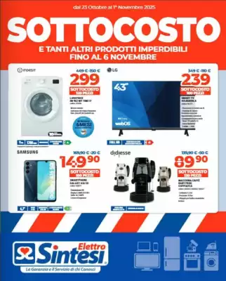 Volantino Elettrosintesi (valido fino al 1-11)