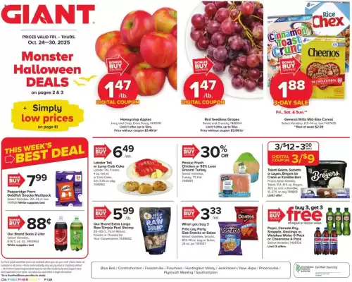 GIANT weekly ad (valid until 31-10)