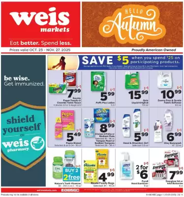 Weis Markets weekly ad (valid until 28-11)