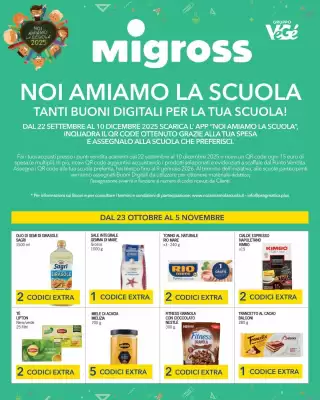 Volantino Migross Supermercati e Market (valido fino al 5-11)