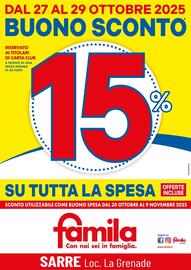 Volantino Famila Pagina 1