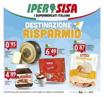 Volantino IperSisa (valido fino al 3-11)