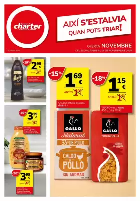 Folleto Supermercados Charter (válido hasta el 19-11)