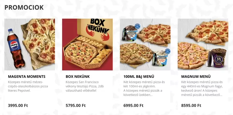 Pizza Hut akciós újság (érvényes eddig: 29-10)
