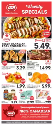 IGA flyer