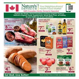 Nature's Emporium flyer Page 1