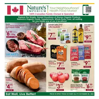 Nature's Emporium flyer (valid until 5-11)