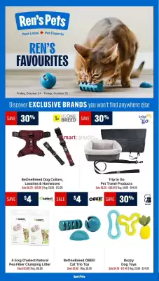 Ren’s Pets Depot flyer (valid until 5-11)