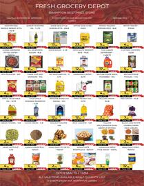 Fresh Grocery Depot flyer Page 1