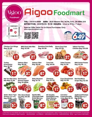 Aigoo Foodmart flyer (valid until 5-11)