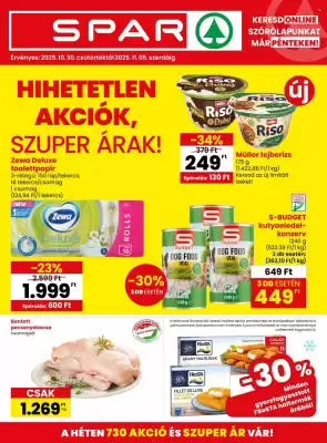 Spar akciós újság (érvényes eddig: 5-11)