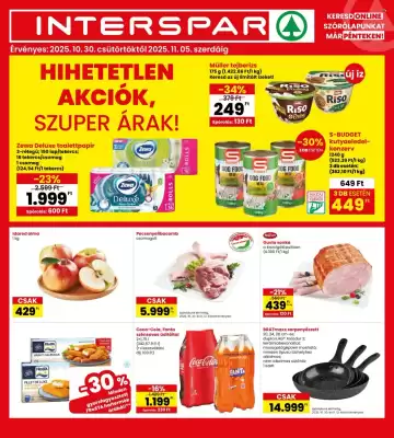 Interspar akciós újság (érvényes eddig: 5-11)