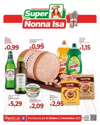 Volantino Supermercati Nonna Isa (valido fino al 2-11)