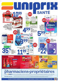 Uniprix flyer week 43 Page 1