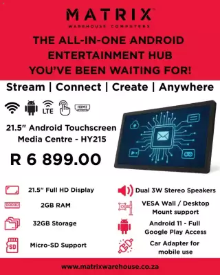 Matrix Warehouse catalogue (valid until 28-10)