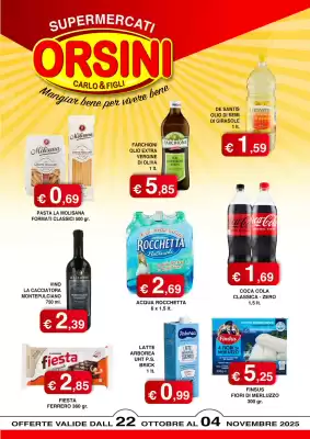 Volantino Orsini Market (valido fino al 4-11)