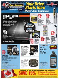 PartSource flyer week 43 Page 1