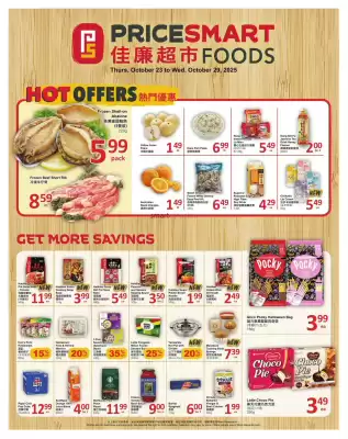 PriceSmart foods flyer (valid until 29-10)