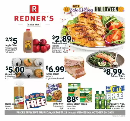 Redner's Warehouse weekly ad (valid until 29-10)