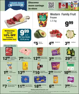 Bulkley Valley Wholesale flyer (valid until 29-10)