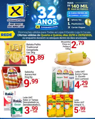 Folheto X Supermercados (válido até 23-10)