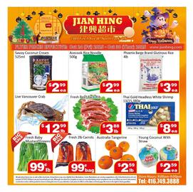 Jian Hing Supermarket flyer week 43 Page 1