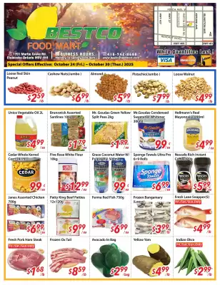 Bestco Food Mart flyer (valid until 30-10)