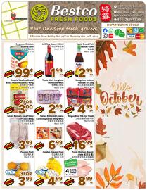 Bestco Food Mart flyer week 43 Page 1