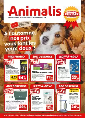 Catalogue Animalis (valable jusqu'au 16-11)
