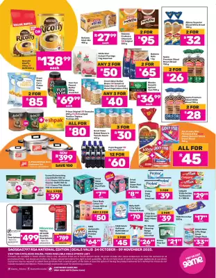 Game catalogue (valid until 9-11)