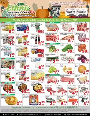 Ethnic Supermarket flyer (valid until 30-10)