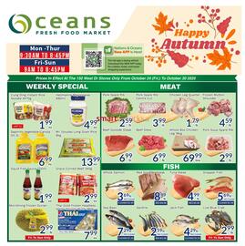 Oceans Fresh Food Market flyer week 43 Page 1
