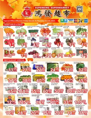 Superking Supermarket flyer (valid until 30-10)