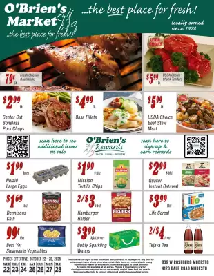 O'briens Market weekly ad (valid until 28-10)
