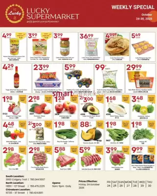 Lucky Supermarket flyer (valid until 30-10)