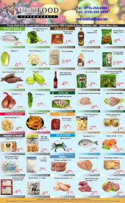 MultiFood Supermarket flyer (valid until 30-10)