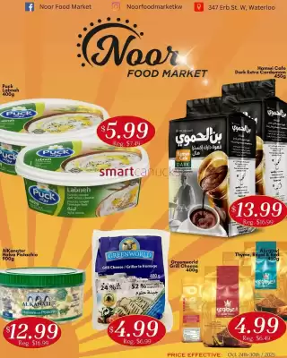 Noor Food Market flyer (valid until 30-10)