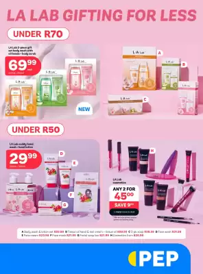 PEP catalogue (valid until 26-11)