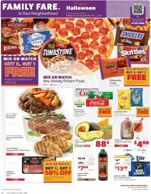 Family Fare weekly ad (valid until 1-11)